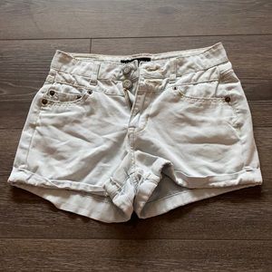 Light blue Aeropostale jean shorts.